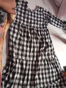 Checkered Casual Dress
