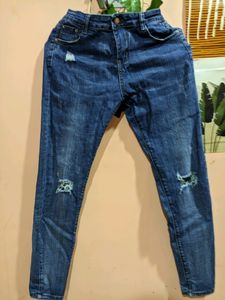 Blue Ripped Jeans