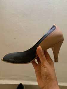 Bata, Heels , Black &amp; Brown. Size-UK 6, US-39