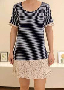 Striped Floral top