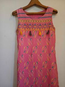 🎁Buy 2, Get 2 Free🎁Pink Printed Maxi Dress