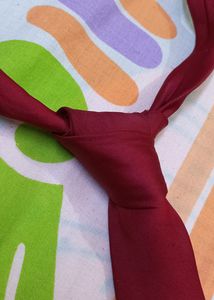 Maroon Colour Silk Tie