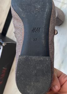 H&amp;M Glitter Ballerinas