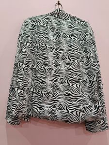 Trendy Black and White Jacket