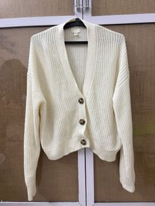 H &amp; M Elegant Cream Cardigan