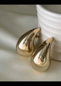 Golden Hoop Earrings