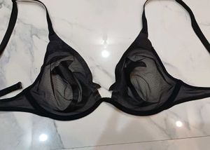 Black net bra...size around 34 to 36ab