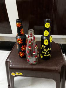 Bottle Art Set Of 3