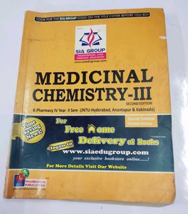 Medicinal Chemistry-III B.pharmacy IV Year II Sem