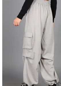 Gray Wide Leg Pants