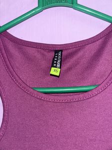 Purple  Co- Set Top And Pants
