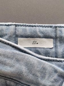 Light Wash Slim Fit Jeans