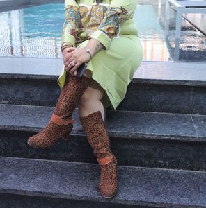 Leopard Print Boots