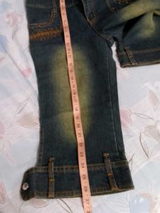 Denim Capri Knee Length