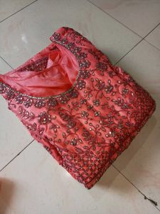 Pink Embellished Anarkali Suit