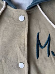 Hooded Bomber Jacket - Unique Color Block