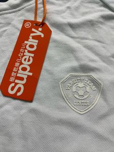 Superdry White Oversized T-Shirt With Varsity Team