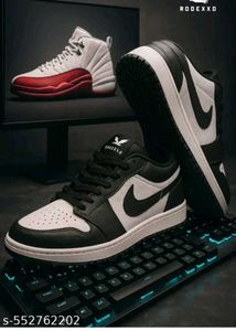 Stylish Black &amp; White Sneakers