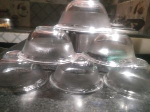 6 pises Glass Bowls