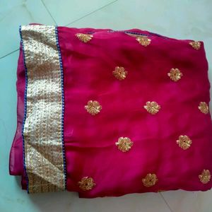 a new saari with blouse