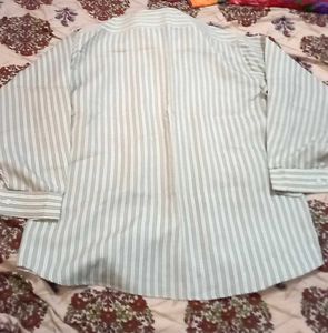 Striped Button-Down Shirt