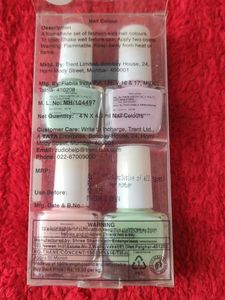 Zudio Pastel Nail Polish Set of 4 💅🏻 CANDY 01