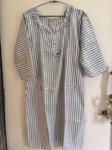 Striped Mirror Kurti