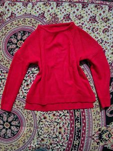 Red Knit Sweater