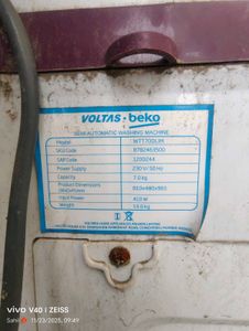 Voltas Beko Washing Machine
