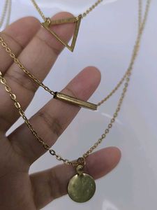 Gold Layered Necklace Set