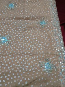 Embroidered Sequins Partywear Saree
