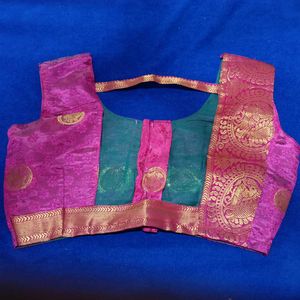 Elegant Green Silk Saree
