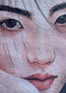 Watercolor Painting Of Jisoo Blackpink