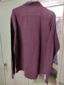 Burgundy Long Sleeve Shirt