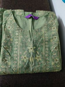 Libas Lime Green Kurti