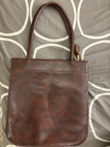 Brown Leather Tote Bag