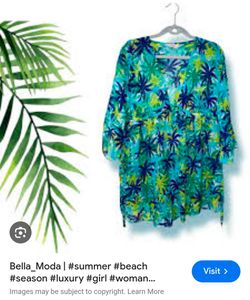Beach Wear Floral Dress Free Size