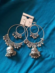 Cutest Short Kurti With Jhumkas Combo