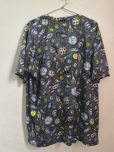 Space Print T-Shirt