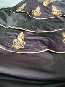 Very Beautiful Gown With Free Size It&#39;s New Never Worn Once ... Quality Is Good New Without Tag Purple Colour #gown #purple #ethnicgown