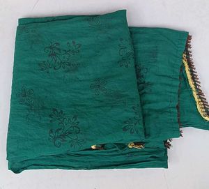 Elegant Green Floral Dupatta