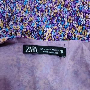 💜  ZARA Romantic Floral Dress! 💜