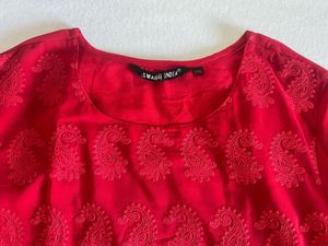 Chiffon Chikankari Kurti