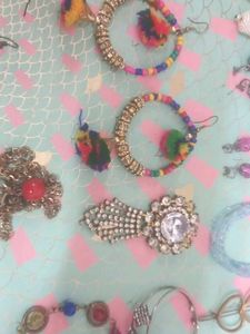 Combo Of Earrings &amp; Many More Jewelry Items