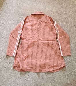 Peach Top With Attached Jacket