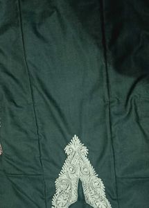 Green tilla work kurta