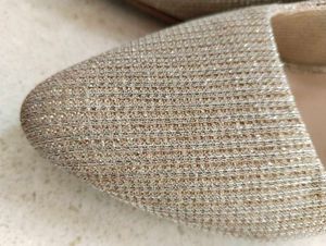 Elegant Gold Heels Good With Imperfection