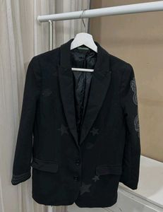 zadigvoltaire rhinestones blazer