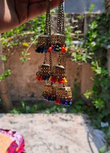 Multi Colour Oxidised Earring