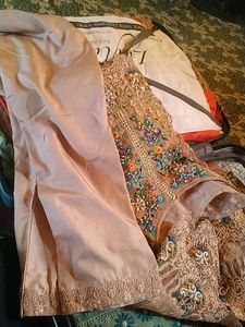 Beautiful Pakistani  High Low dress  3pc